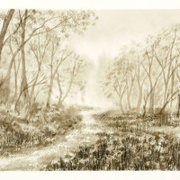 Effective Trees watercolour