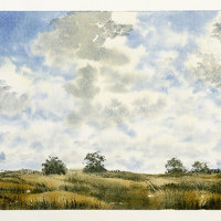 Effective Skies watercolour