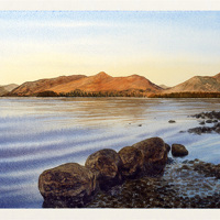 Derwentwater watercolour